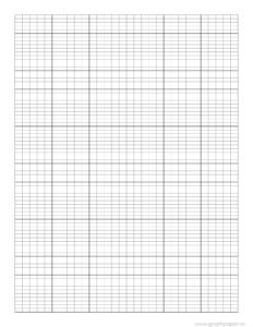 Knitting Graph Paper [Black and Blue Grid] - Free Printable Graph Paper ...
